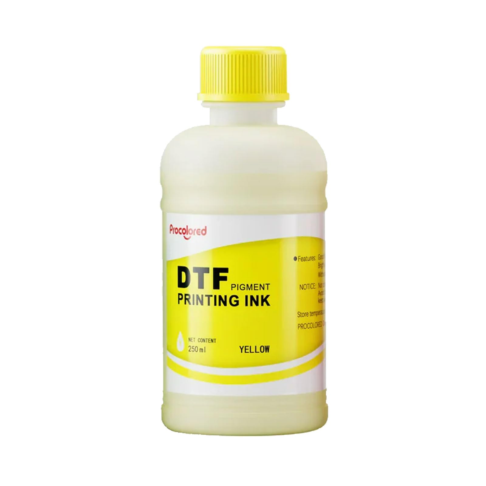 Procolored DTF CMYKW Nachfülltinte für DTF-Drucker, 250 m x 5