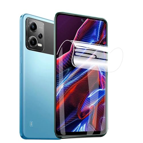 Renwox 2 Película Hidrogel de alta Sensibilidad para Xiaomi Poco X5 5G 6.67' Protector de Pantalla Transparente Flexible a Prueba de Explosiones Desbloquear la Película Hidráulica