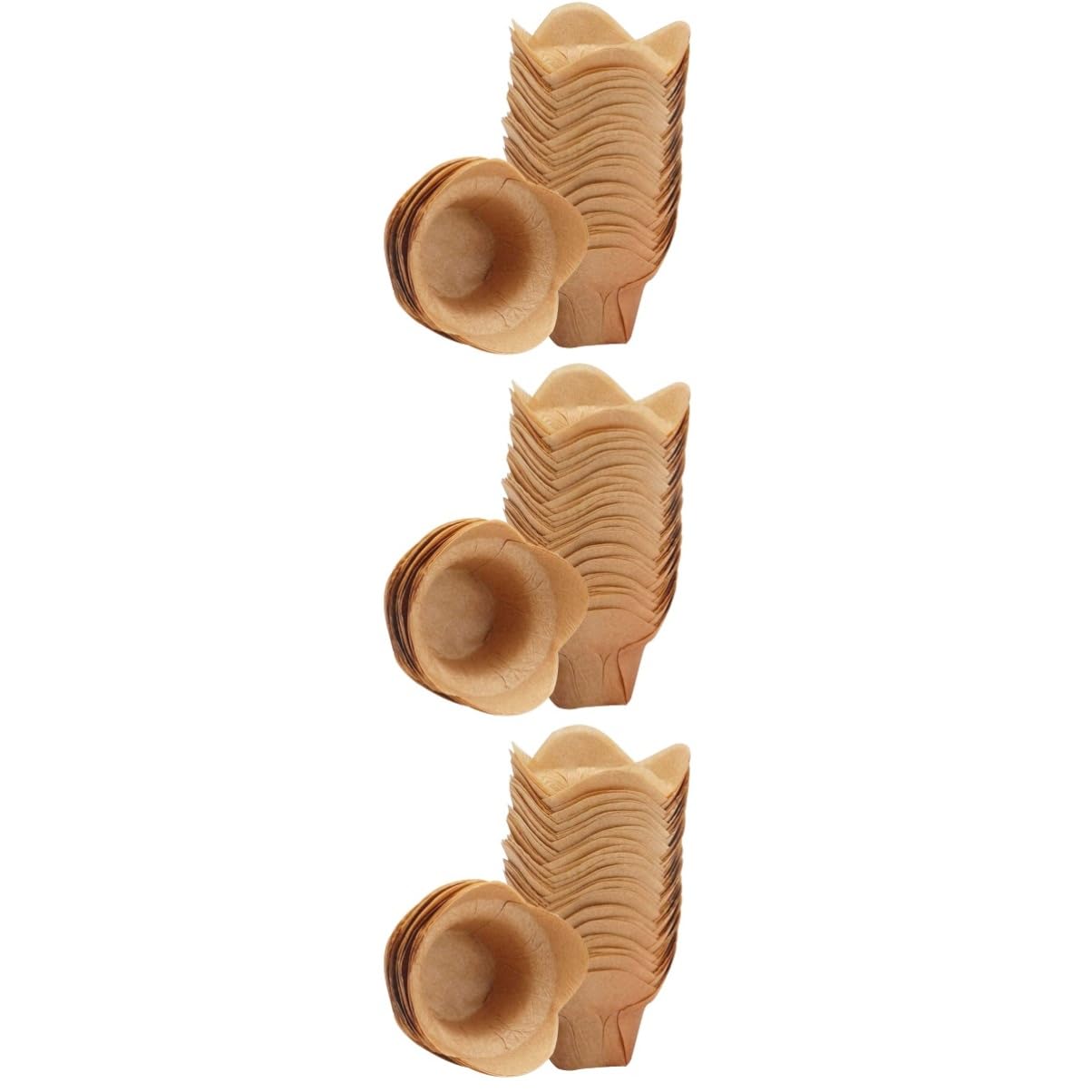 3 Sets Elegante Cupcake-förmchen Backförmchen Pergamentpapier Antihaft-muffinförmchen 100 Stück * 3