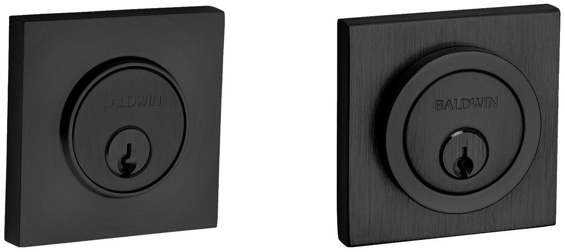 Baldwin 8221 Santa Monica Contemporary Square Double Cylinder