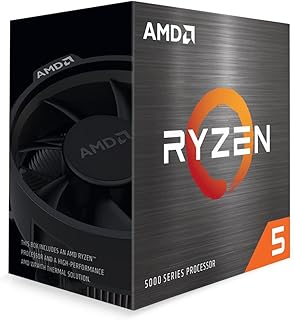 AMD 4000 Series Ryzen 5 4500 Desktop Processor 6 cores 12 Threads 11 MB Cache 3.6 GHz Up to 4.1 GHz AM4 Socket 300, 400, 500 Series Chipset (100-100000644BOX)