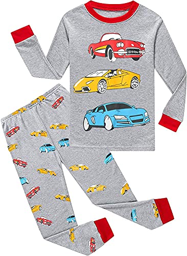 Little Boys Pajamas Toddler Boys Clothes Monster Truck Sleepwear Cotton 2 Pieces Pjs Kids Jammies Sets 2-7T