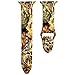 Compatible With Apple Watch Ultra/SE Series 9 8 7 6 5 4 3 2 1 Leopard Print Camo Leaves Strap Bracelet Wristbands for i-Watch 38/40mm/41/42mm/44/45mm/49mm(Leaves, 38mm/40mm/41mm)