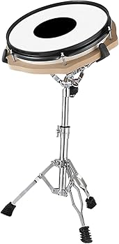 Amazon | ドラム練習パッド トレーニング用 高さ調節可能 打楽器