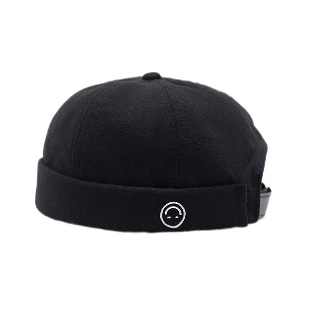 YAMEE Cap Men's Hat Women's Docker Cap Unisex Docker Hat Port Hat Sailor Hat Men's Hat Biker Cap Hat Hiking Hat Sailor Cap (Cap Circumference: 56-58 cm)