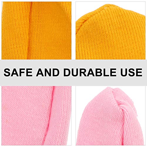 ARTIBETTER 60Pcs Dedeiras Algodão Guardas Dedo Proteção Dedo Dedo Dedo Mangas para Scrapbooking Cost