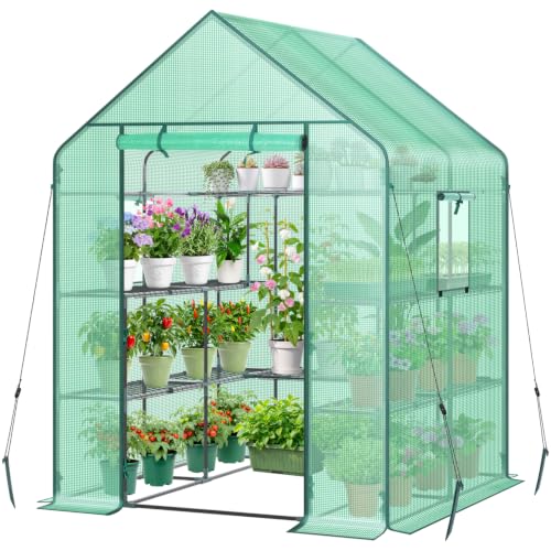 Ohuhu Walk-in 4 Tier 11 Shelves