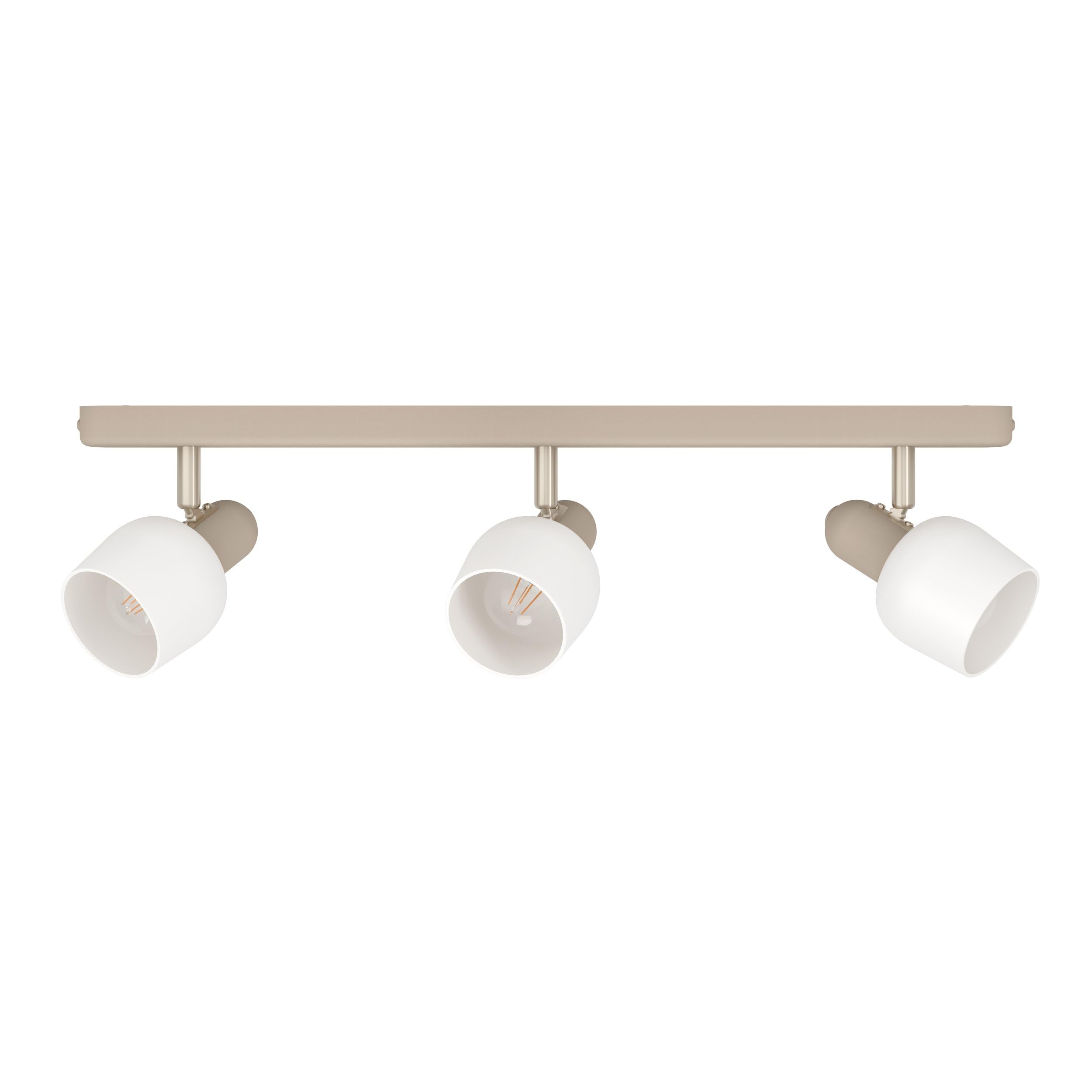 Wowatt Plafondspot LED 6 Lichts Plafondlamp Keuken Plafondlamp Incl. 6x 5W Spots GU10 420lm Draaibare Woonkamer Hal Slaapkamer Warm Wit Spotlicht Plafond 2800k Mat Nikkel Modern Roestvrij