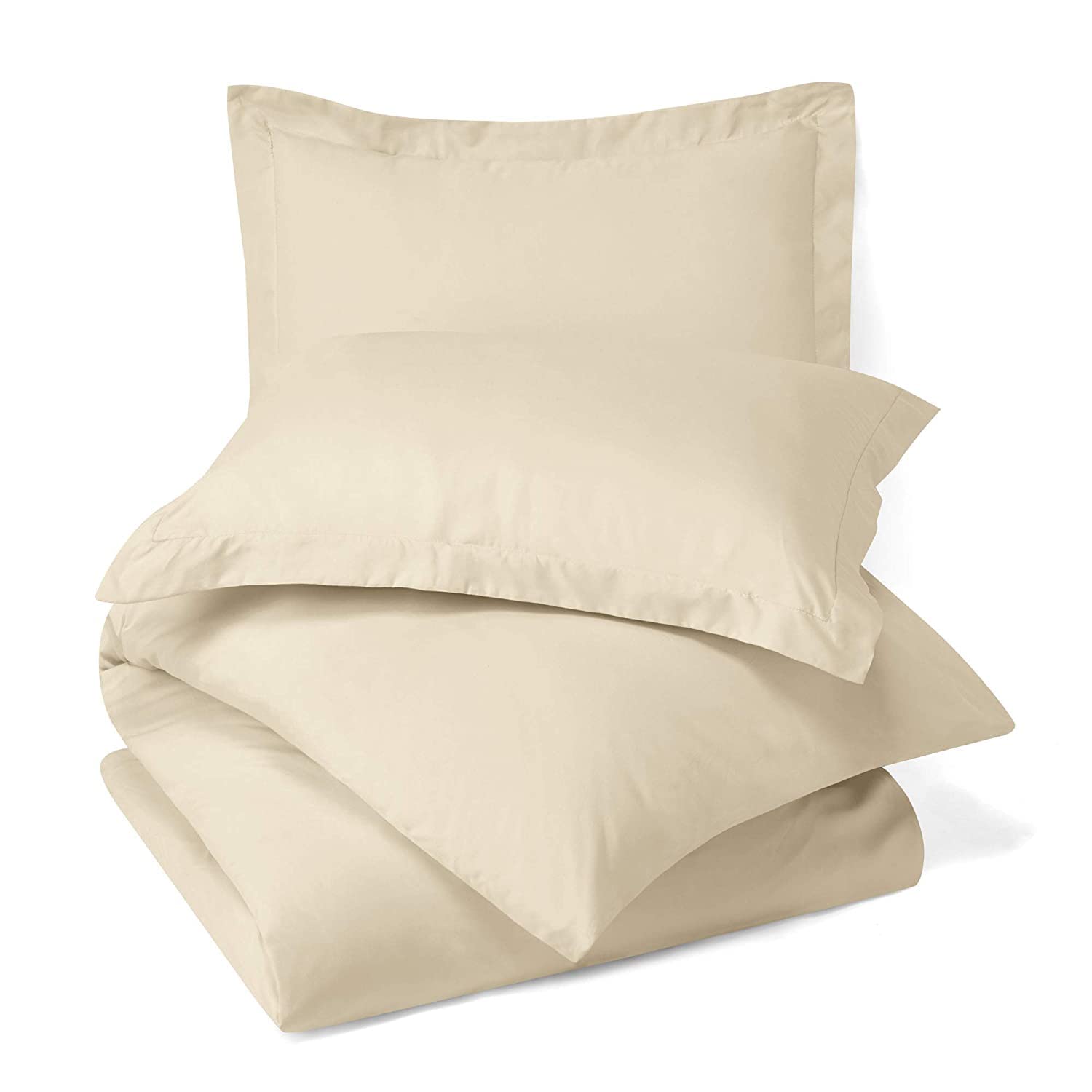 100% Cotton Double Bedsheet - Beige -4