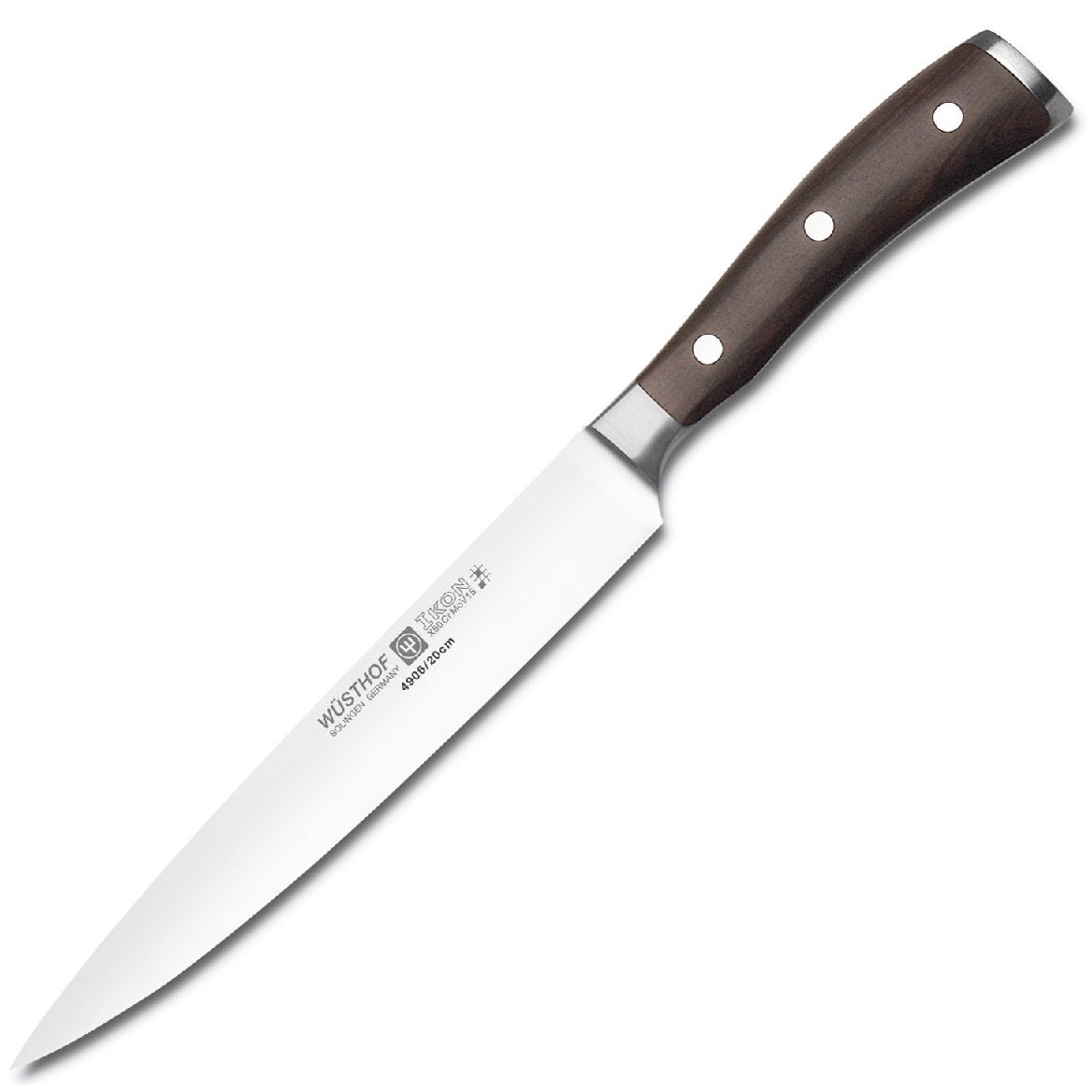 Wusthof IKON Blackwood 6" Utility Knife,Brown