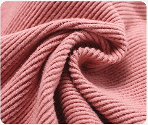 Little Girls Winter Warm Fleece Lined Leggings Toddler Kids Ribbed Knit Thick Thermal Tights Ankle Length Stretchy Pants3