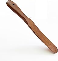 Image of Handmade Teak Spurtle for Sourdough Starter