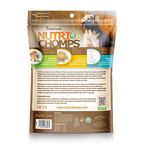 NutriChomps-Dog-Chews-4-inch-Knots-Easy-to-Digest-Rawhide-Free-Dog-Treats-9-Count-Real-Chicken-Peanut-Butter-and-Milk-flavor - Cucciolini Doodles NutriChomps-Dog-Chews-4-inch-Knots-Easy-to-Digest-Rawhide-Free-Dog-Treats-9-Count-Real-Chicken-Peanut-Butter-and-Milk-flavor