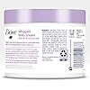 Dove Whipped Body Cream Dry Skin Moisturizer Lavender and Coconut Milk Nourishes Skin Deeply, 10 Ounce (Pack of 3)