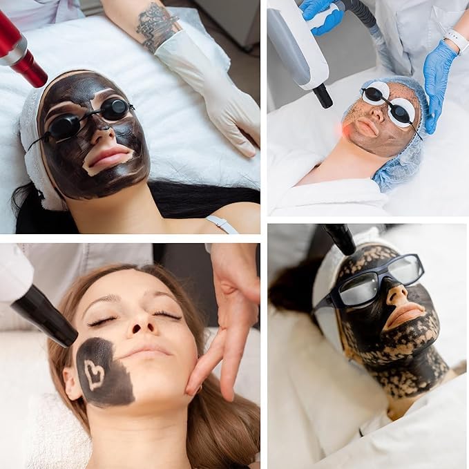 Carbon Cream Black Mask Gel For ND YAG Laser Skin Peeling Rejuvenation Whitening. Gel for Laser Hair Removal Facial Skincare, Black Doll Carbon Peel Cream for Facial Deep Cleansing & Rejuvenation(1PC)
