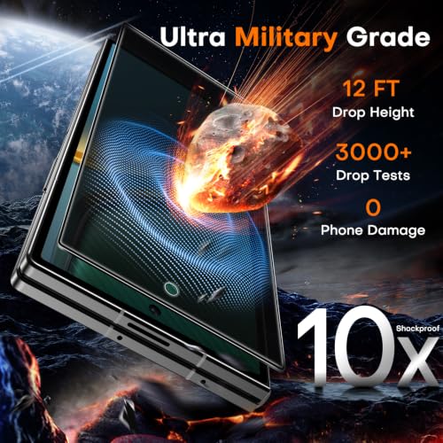 Image of TOCOL for Galaxy Z Fold 8 Ultra Privacy Screen Protector | Easy Installation, 25 Anti Spy, Data Protection, 9H+ Tempered Glass, 8FT Military Grade Shatterproof, Anti-Scratch, 2 Pack