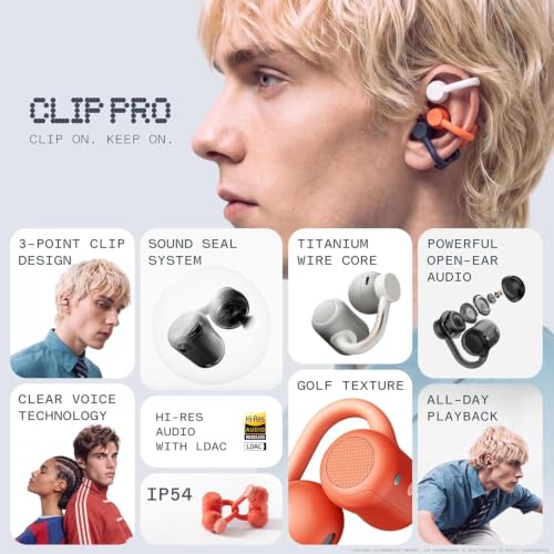 CMF Clip Pro Hi-Res Open Ear Wireless Bluetooth Headphones (Various Colors) - image 2