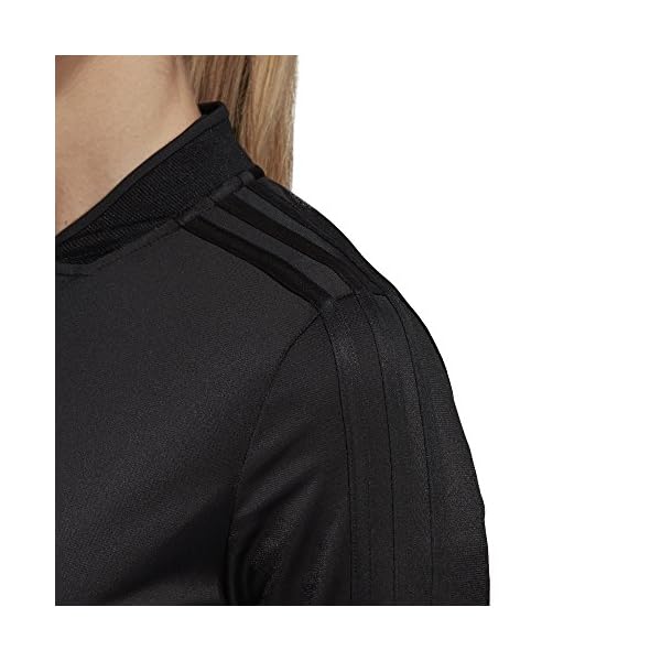 adidas-womens-Condivo-18-Polyester-Jacket adidas Women's Condivo 18 Polyester Jacket Black/White Large