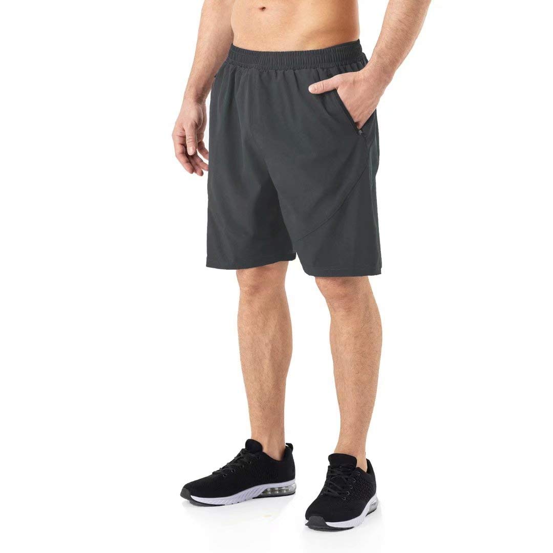 HMIYA Pantaloncini Running Uomo Leggero Sportivi Shorts Asciugatura Veloce Palestra Corsa Calzoncini con Tasca con Cerniera
