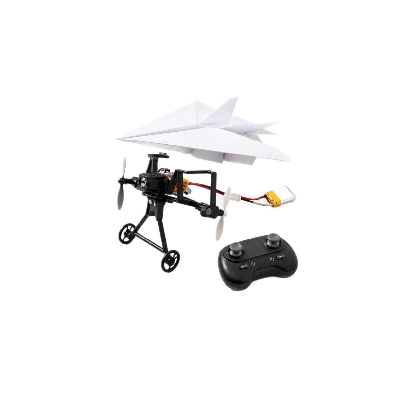 Aereo con lecomando Leggero, 3 Batteria