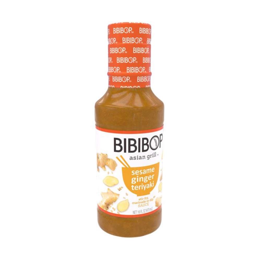 Bibibop Asian Grill Sesame Ginger Teriyaki Sauce, 16 fl oz bottle
