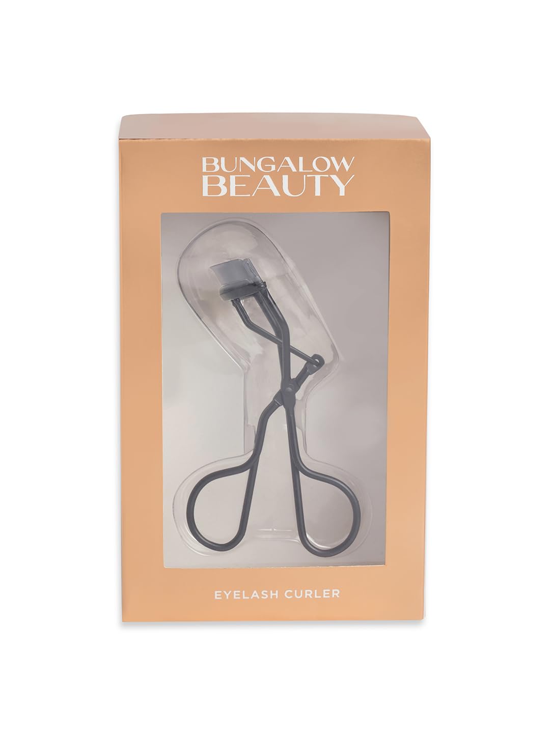 BUNGALOW BEAUTY Professional Quality Eyelash Curler for Women, Easy to Use, Safe and Effective, California Proposition 65 listed - Lead free | Cadmium Free | Phthalates Free | Premium (Black)