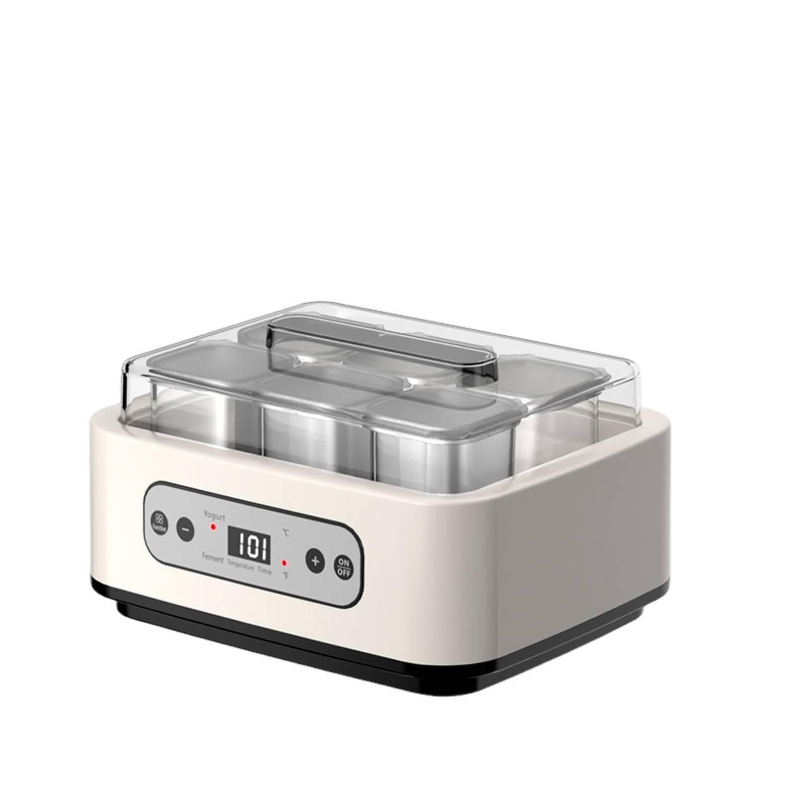 Countertop Yogurt Maker Transparent Lid Digital Yogurt | Countertop Yogurt Maker Transparent Lid Digital -Grade-Borosilicate Cups Pp Glass-image-32