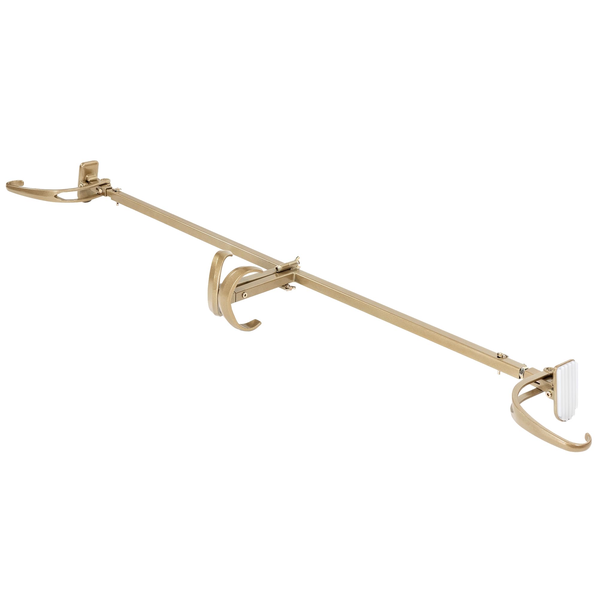 VILLAGE LIGHTING COMPANY Colgador de guirnalda ajustable para puertas de 52 a 82 pulgadas, hierro fundido resistente, decoración de Navidad sin clavos ni tornillos
