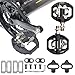 Pedal MTB Pedales Bicicleta Montaña Pedales de Ciclismo Pedal SPD de Doble Plataforma Pedales de Ciclismo de Montaña Multiusos Rosca de 9/16"para BMX MTB Spin Trekking Bike