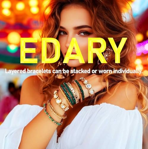 Juego de pulseras estrella y luna doradas 51zUnyVSd7L. SL1000