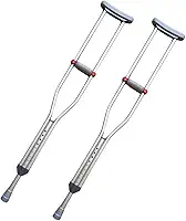 Muleta Axilar Par SC60 Tamanho P Suporta 130kg Hidrolight