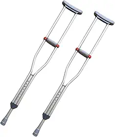 Muleta Axilar Par SC60 Tamanho P Suporta 130kg Hidrolight