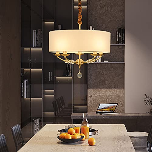Lampe de chambre à coucher moderne en cuivre à éclairage E14 apaisant