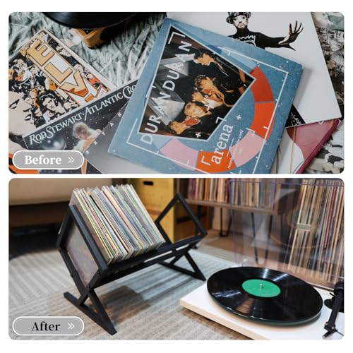 Estantería Creativa de Escritorio de Metal con Soporte de CD 7