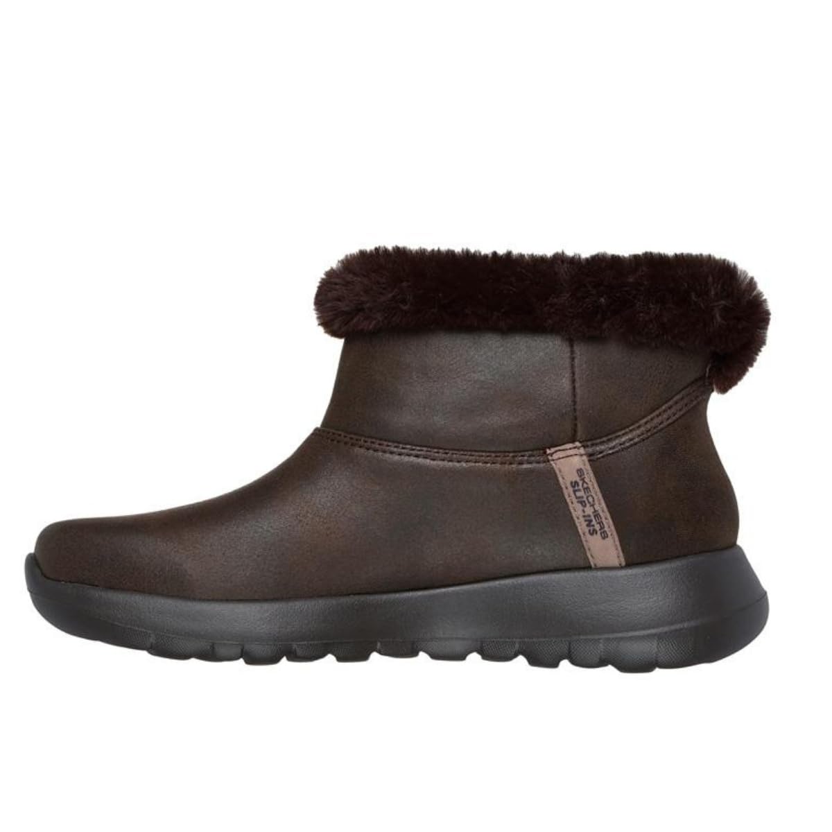 Skechers Women's On-The-Go Joy Cozy Dream Boots, Chocolate Textile, 8 UK