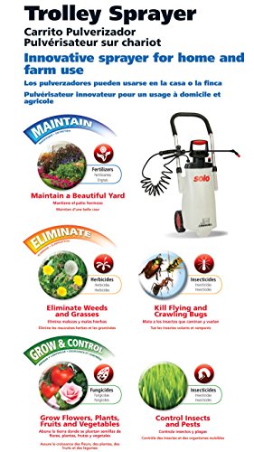Solo 453 3-Gallon Trolley Landscape Sprayer, Pull Along Design - Thumbnail 4