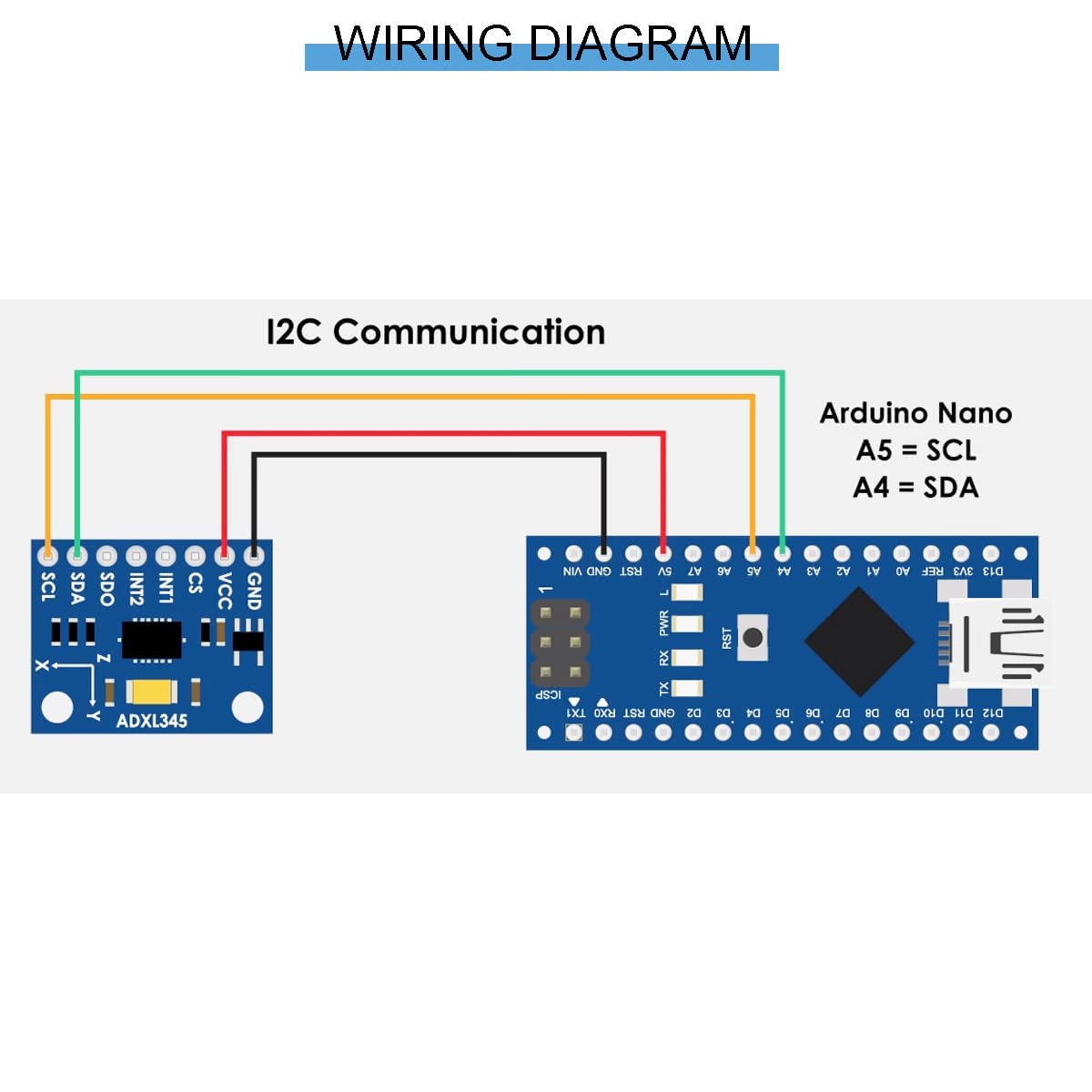 Modulo Accelerometro GY291 ADXL345 A 3 Assi Per Arduino ESP32 &ndash; Nuovo