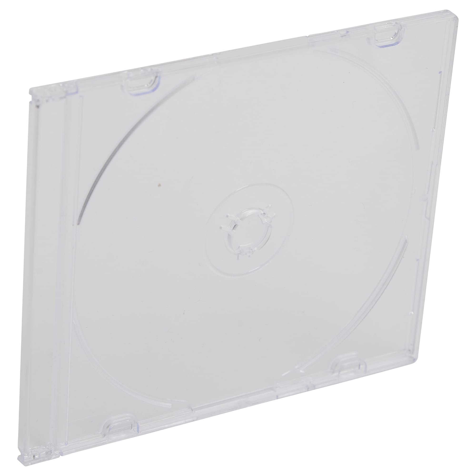 CD/DVD Slimline Jewel 5.2 mm Cases for 1 Disc con retro trasparente (confezione da 100)