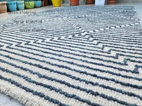 Image of Soft Pure Woolen Modern Collection Tufted Carpet for Living Room,Bedroom'Kitchen and Hall (5 X 7) Feet