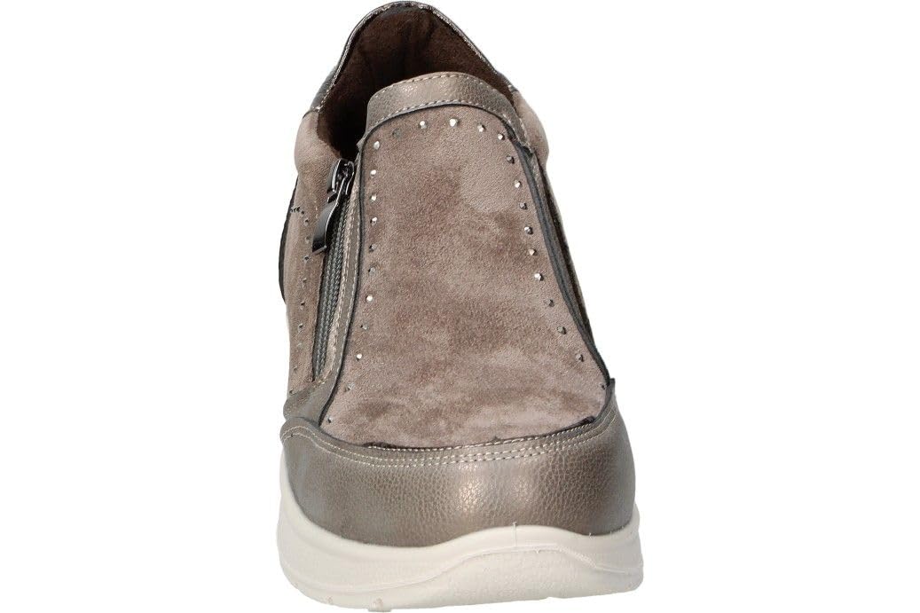 Zapatos con Cuña Mujer Cómodos con Cremallera Lateral Cuña Media Modelo ATL29351