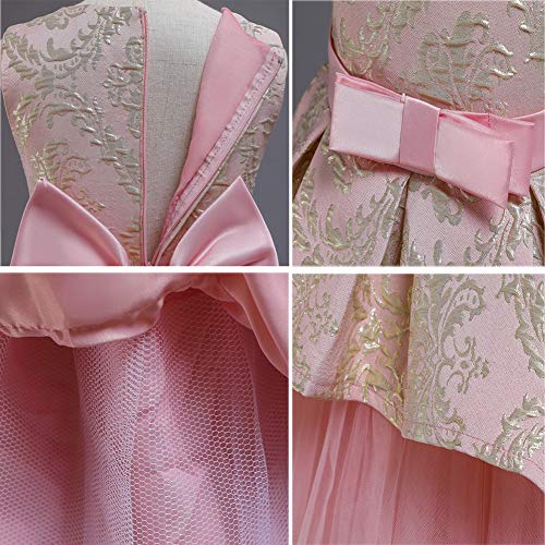 LZH Baby Meisjes Jurk Bloem Vintage Borduurwerk Prinses Elegante Jurk voor Bruiloft 1-8Years - Image 3