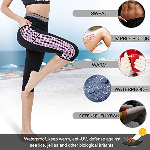 image for CtriLady Women’s Wetsuit Pants UPF 50+ Warmth Neoprene Diving Swimmi
