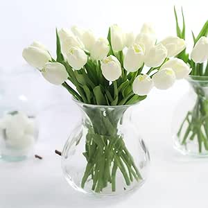 Artificial Flowers 30pcs Bouquet Real Touch Tulips