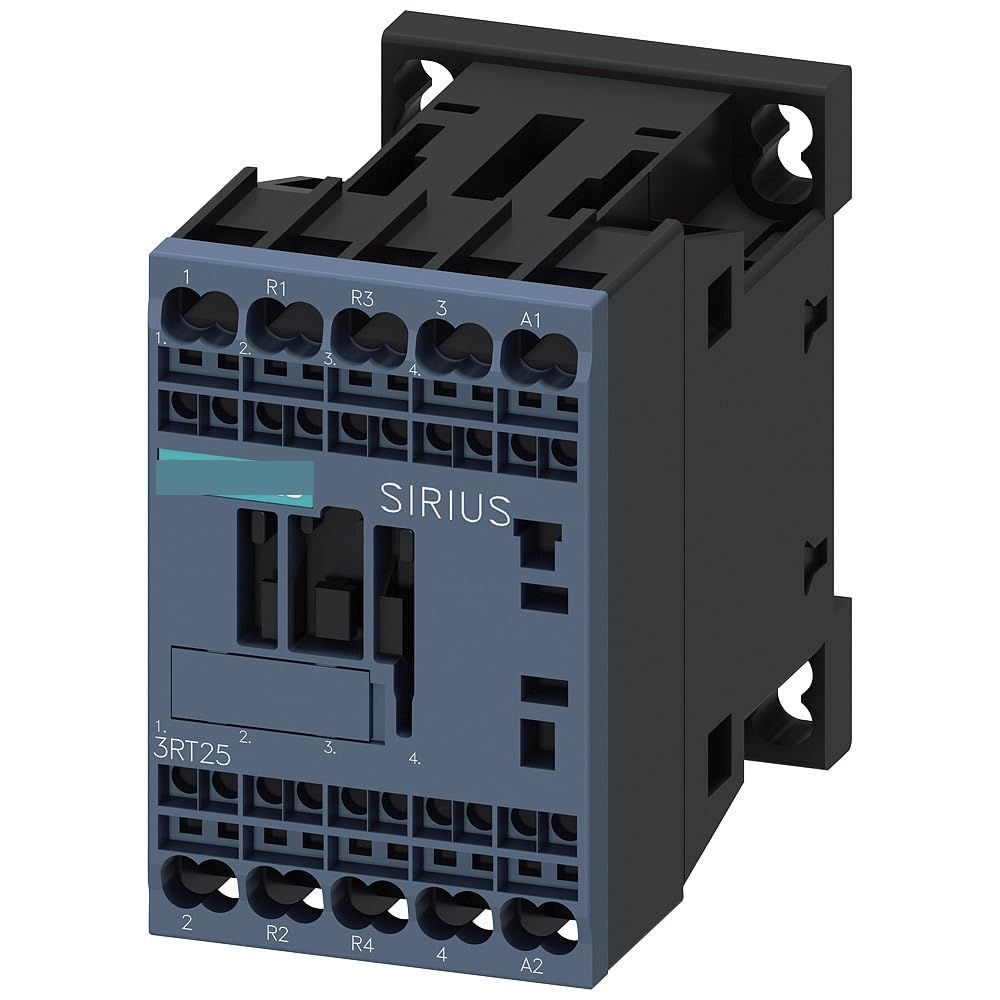 JFQOWCMP Contactor AC-3 12A/5.5kW/400V 2NO+2NC 220V DC/50Hz 240V DC/60Hz 4-Pole Spring-Type terminals 3RT2517-2AP60