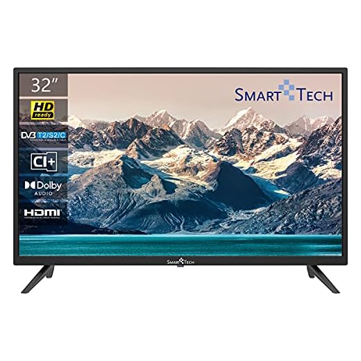 Smart Tech TV LED HD-Ready 32" (80 cm) HDMI USB DVB-T2/C/S2 Dolby Audio