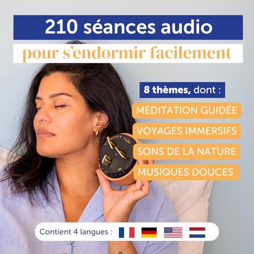 Morphée | Box de Méditation Guidée pour S'endormir Rapidement et Dormir Profondément | 210 Séances Audio Guidées pour S'endormir (Français, Anglais, Allemand, Néerlandais) – vue 3