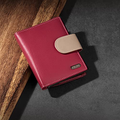 Felda portafoglio RFID da donna - 10 fessure per