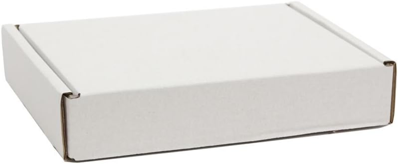 Priory Direct 420 x 260 x 50mm White Postal Boxes - 10 Boxes