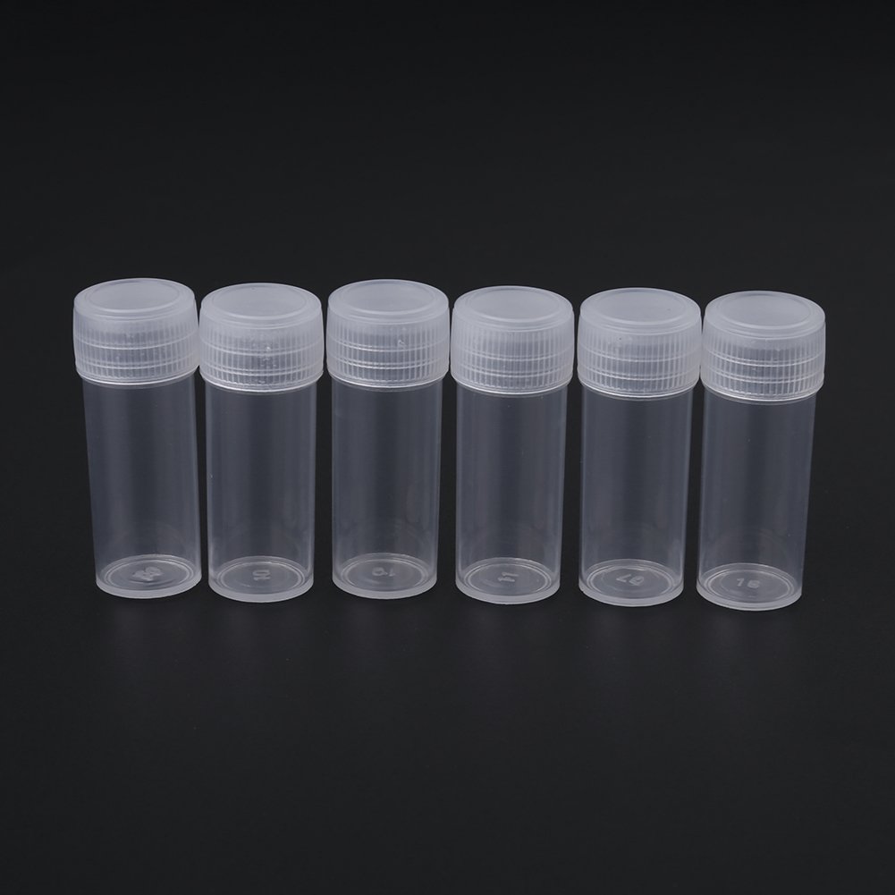 ????????????????????? Plastikowa butelka próbna, 50 sztuk 5 ml pojemności, plastikowa butelka na próbki