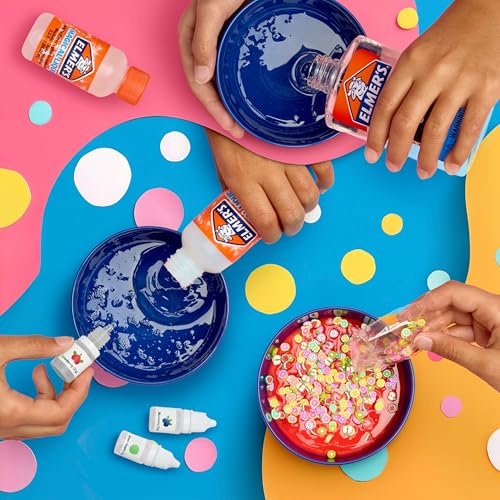 Elmer’s Celebration Slime Kit, Slime Supplies Include Assorted Magical Liquid Slime Activators and Assorted Liquid Glues, 10 Count - Image 8